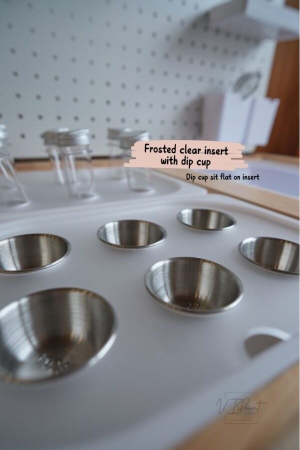 Trofast Insert - Dip cup holder Insert for Flisat Sensory table - Image 6