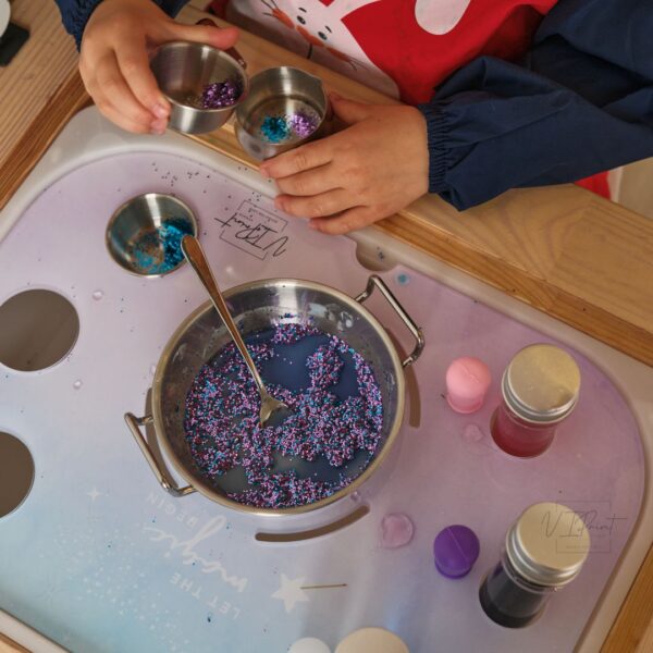 Trofast insert – Potion play sensory insert for Flisat sensory table – Let the colourful fizzing magic begins - Image 8