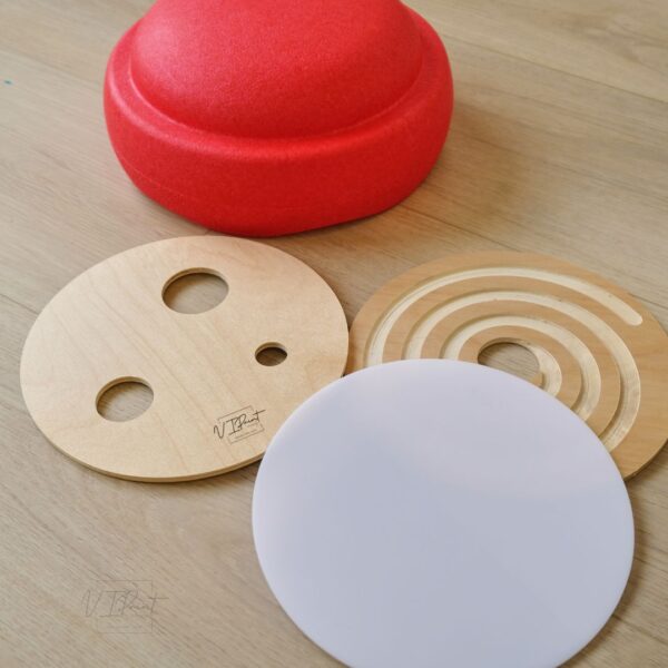Stapelstein Stepping Stone accessories - light board, rolling disc and spiral ball run - Image 10