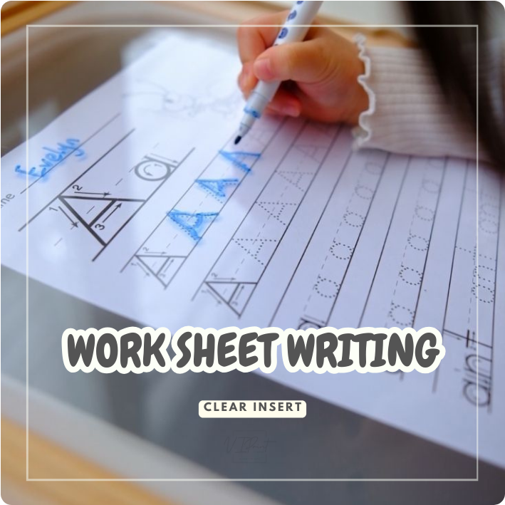 Reusable Write & Wipe Learning – Clear Insert Activity for the Flisat Table ✏️🌿