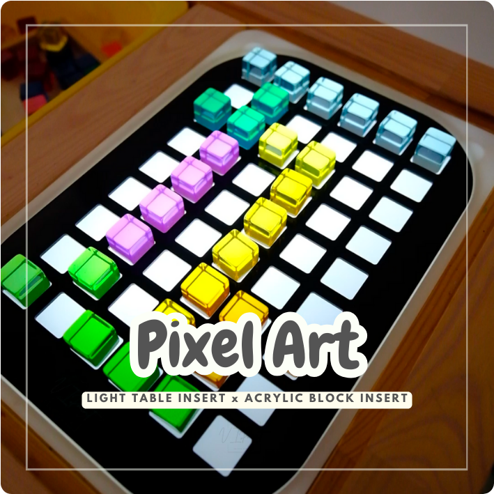 Light Table Pixel Art β Create Patterns with Acrylic Blocks π¨β¨